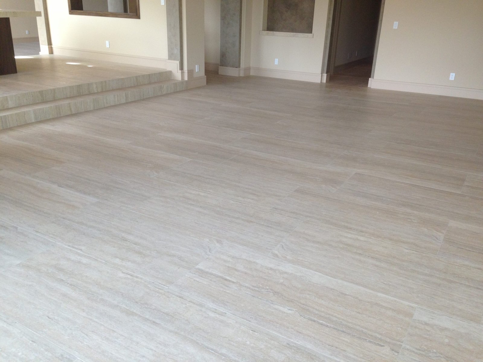 Commercial stone installation